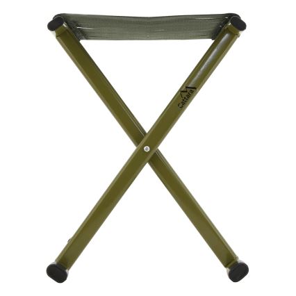 Silla de camping plegable verde