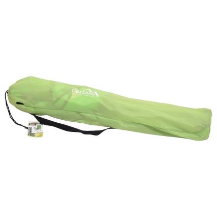 Silla de camping plegable verde