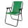 Silla de camping plegable verde