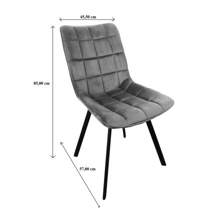 Silla de comedor ADINA amarillo