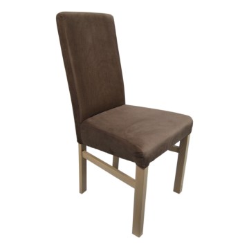 Silla de comedor ALISON marrón/haya