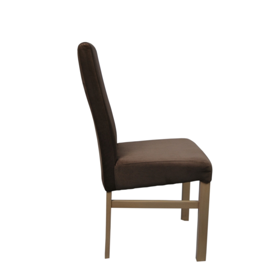 Silla de comedor ALISON marrón/haya