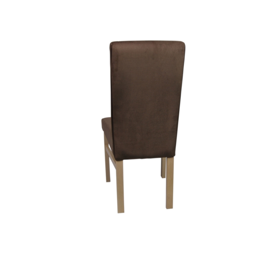 Silla de comedor ALISON marrón/haya