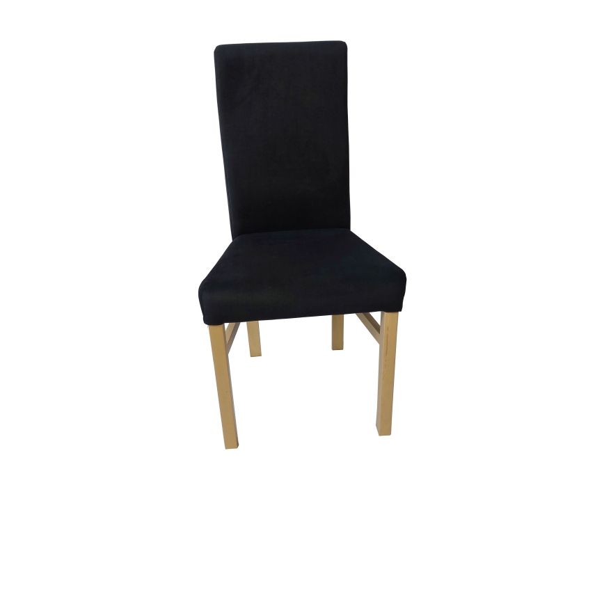 Silla de comedor ALISON negro/haya