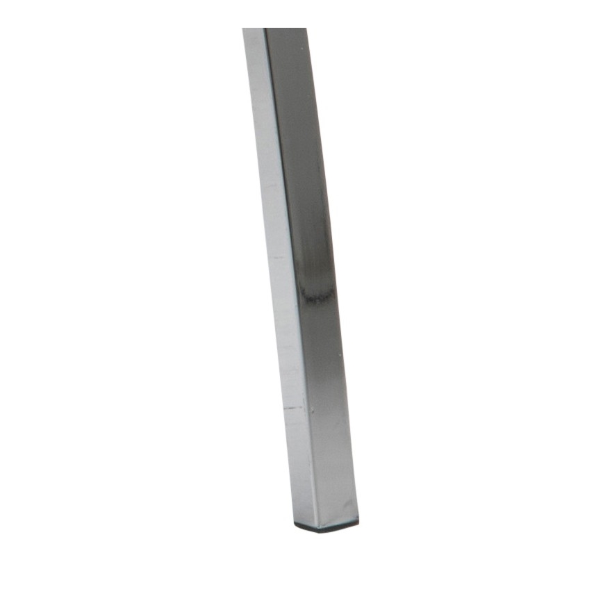 Silla de comedor AMAL 1 pz negro/cromo mate