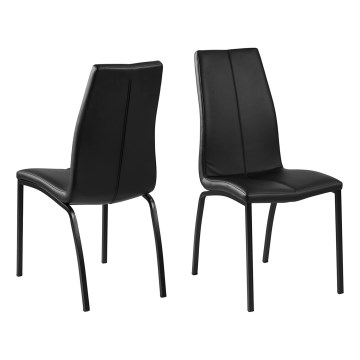 Silla de comedor AMAL 1 pz negro