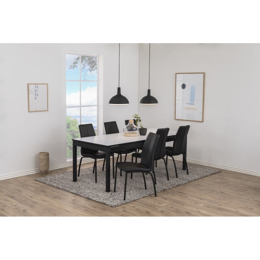 Silla de comedor AMAL 1 pz negro