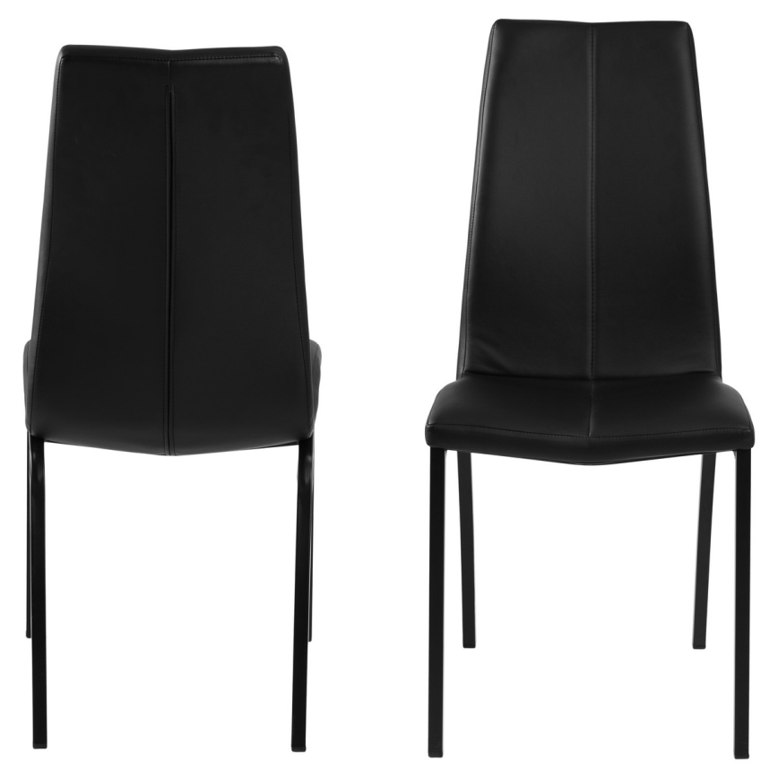 Silla de comedor AMAL 1 pz negro