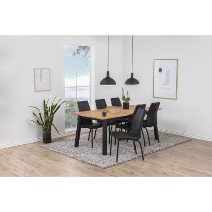 Silla de comedor AMAL 1 pz negro
