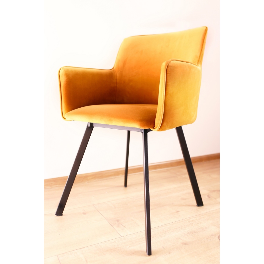 Silla de comedor AMELIA naranja