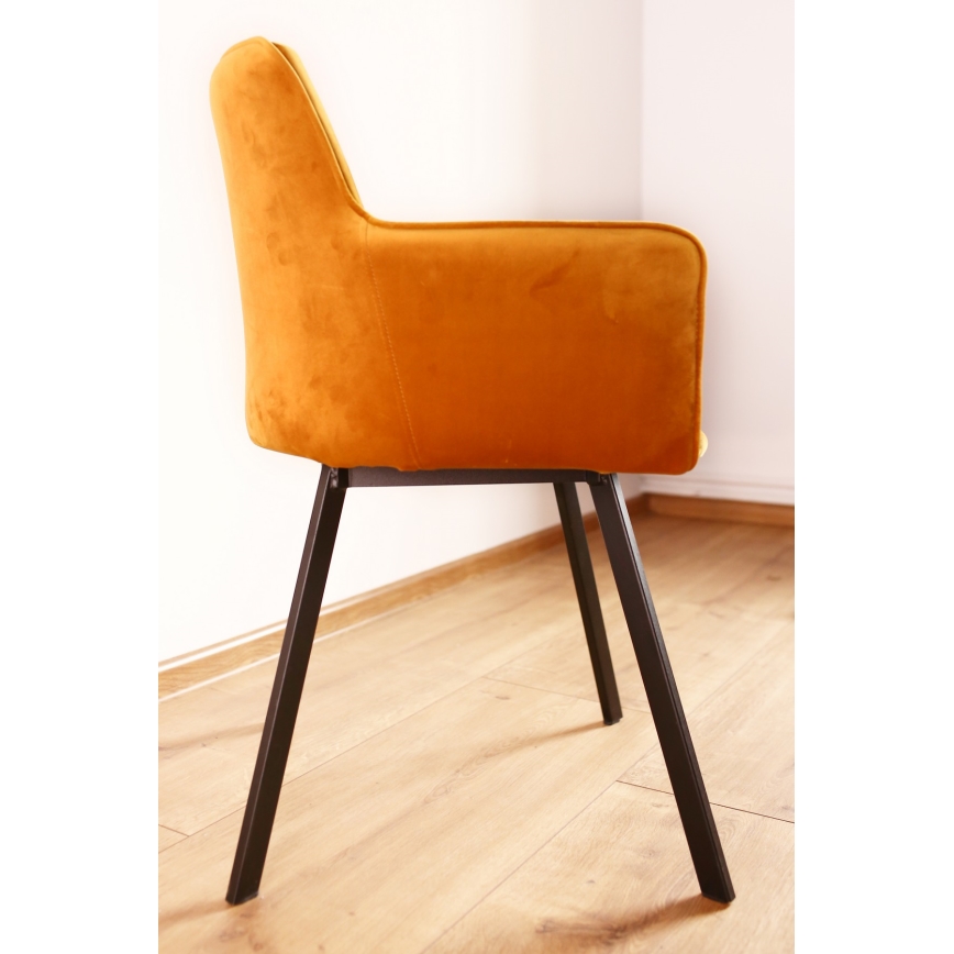 Silla de comedor AMELIA naranja