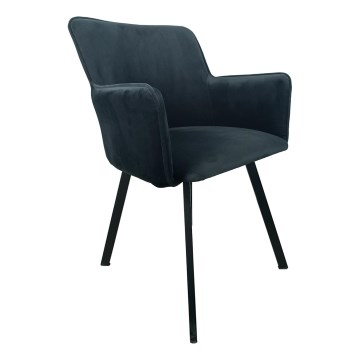 Silla de comedor AMELIA negro