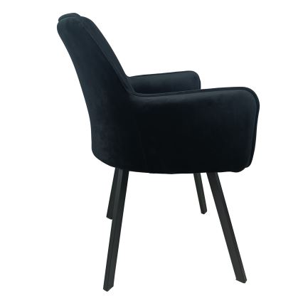 Silla de comedor AMELIA negro