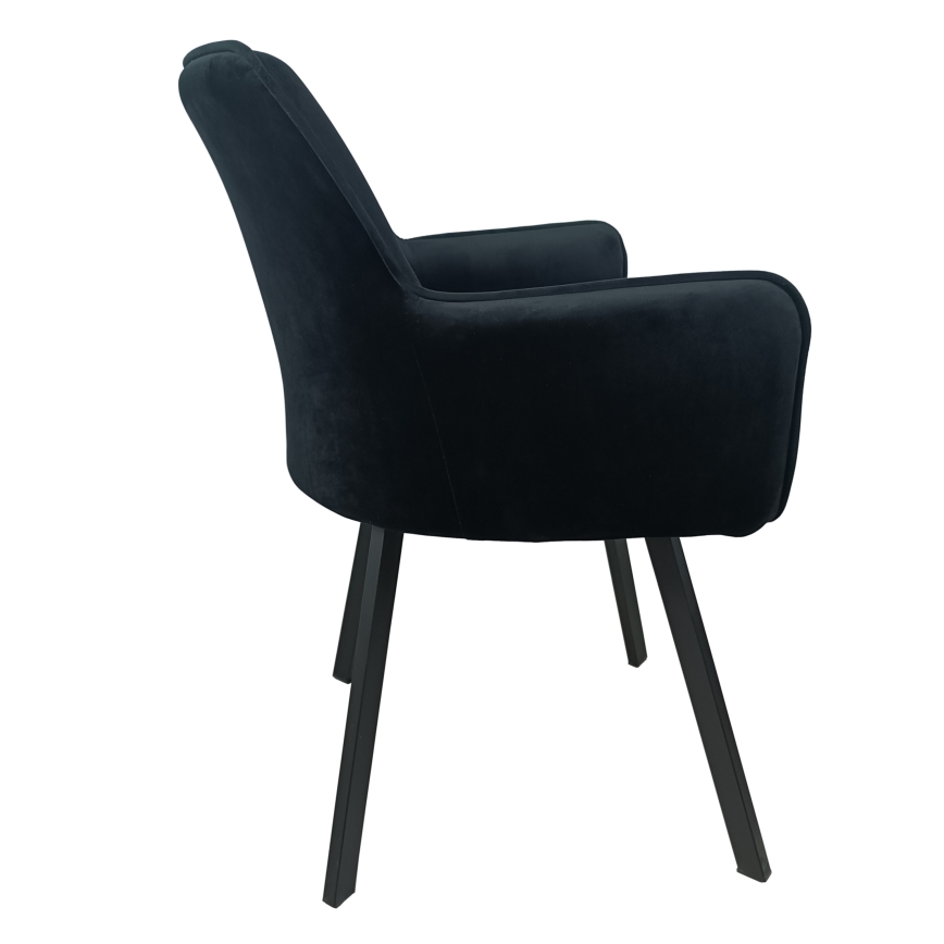 Silla de comedor AMELIA negro