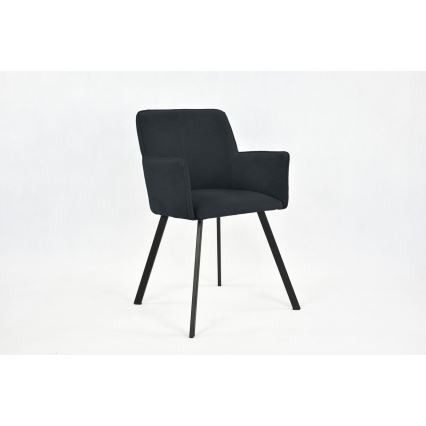 Silla de comedor AMELIA negro