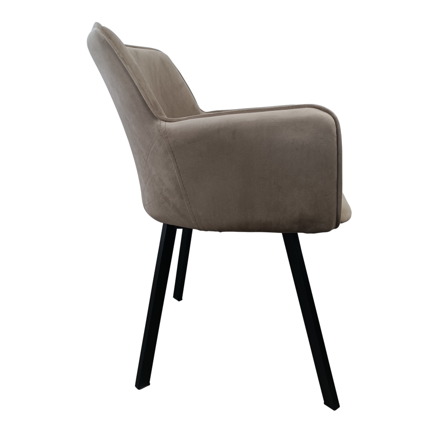 Silla de comedor AMELIA taupe