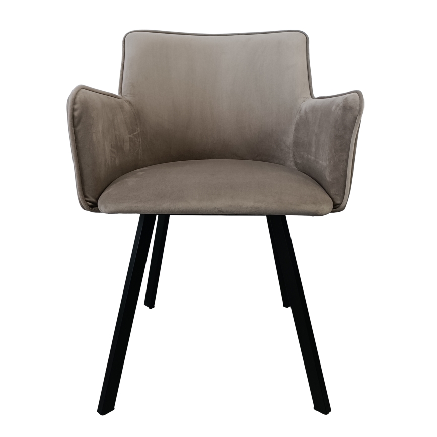 Silla de comedor AMELIA taupe