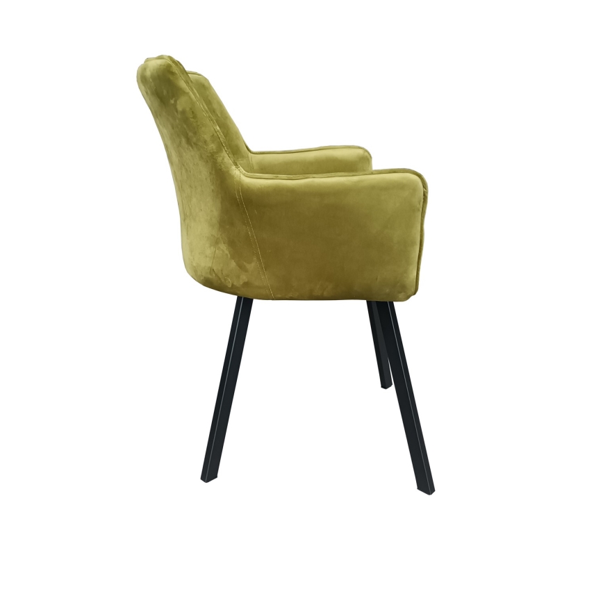 Silla de comedor AMELIA verde