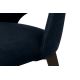 Silla de comedor BOVIO 86x48 cm azul oscuro/haya
