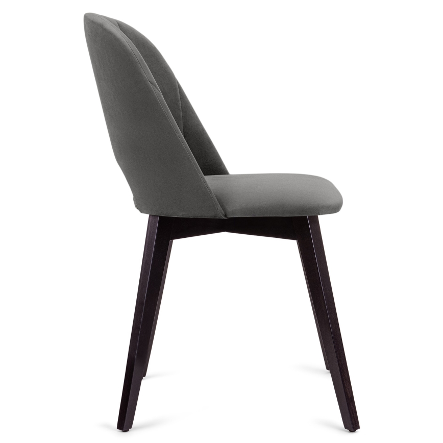 Silla de comedor BOVIO 86x48 cm gris/haya