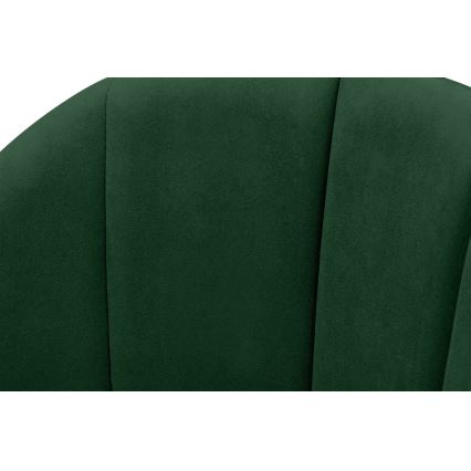 Silla de comedor BOVIO 86x48 cm verde oscuro/haya