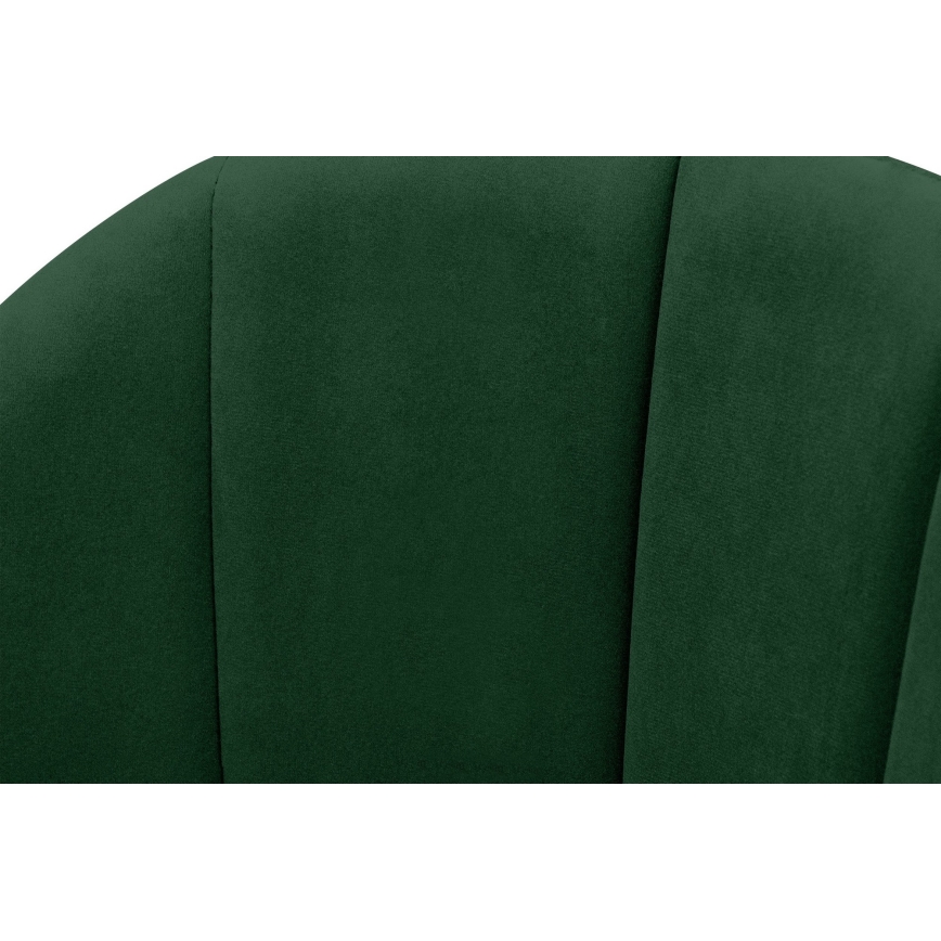 Silla de comedor BOVIO 86x48 cm verde oscuro/haya