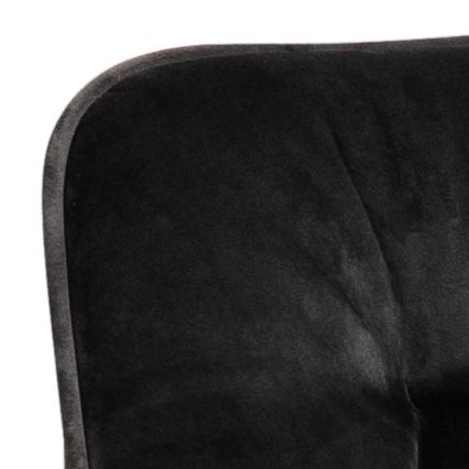 Silla de comedor con reposabrazos AYLIN 1 pz negro