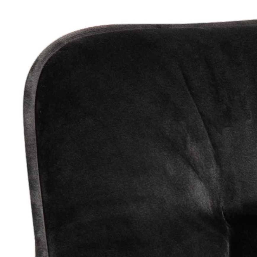 Silla de comedor con reposabrazos AYLIN 1 pz negro