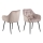 Silla de comedor con reposabrazos AYLIN 1 pz rosa