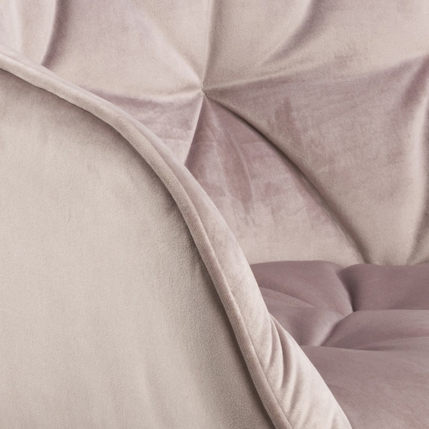 Silla de comedor con reposabrazos AYLIN 1 pz rosa