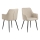 Silla de comedor con reposabrazos TANYA 1 pz beige