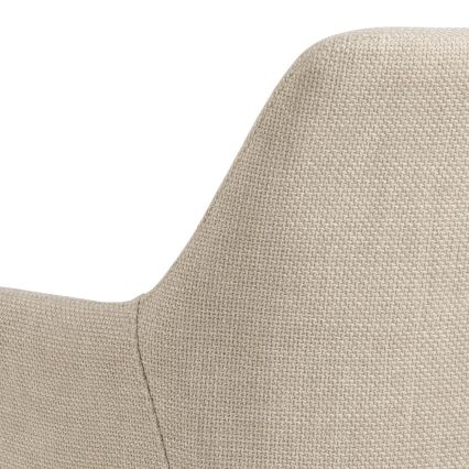 Silla de comedor con reposabrazos TANYA 1 pz beige