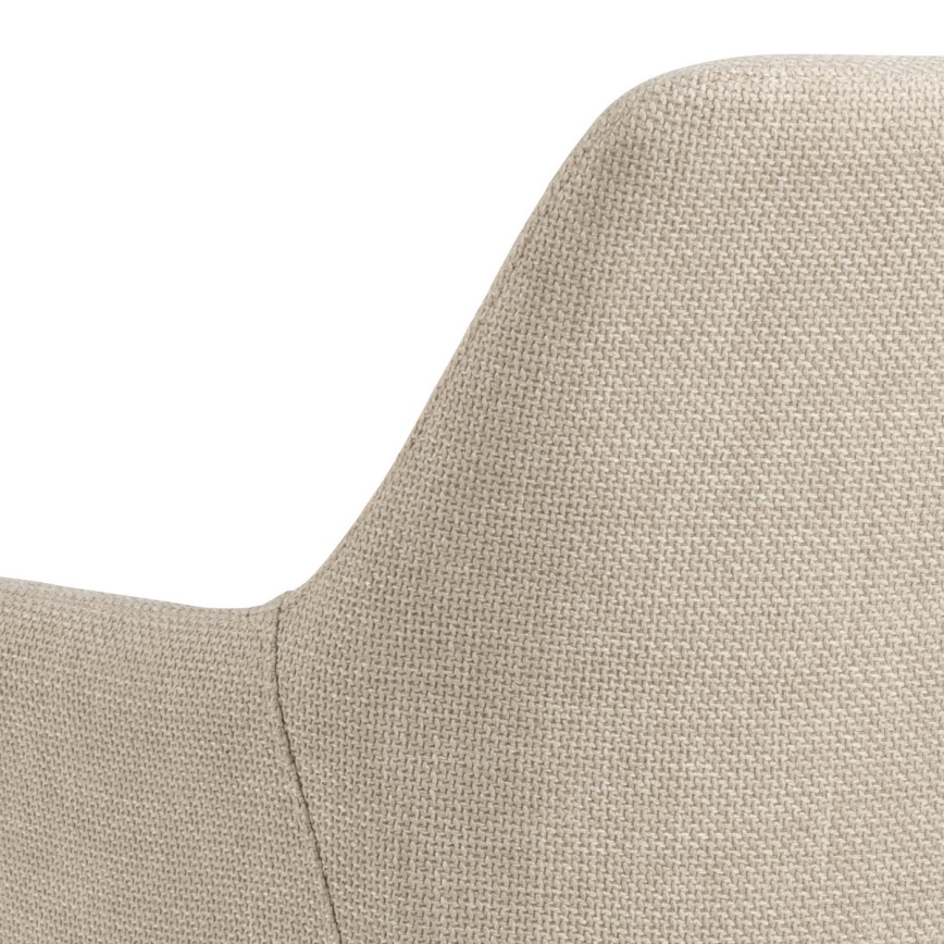 Silla de comedor con reposabrazos TANYA 1 pz beige