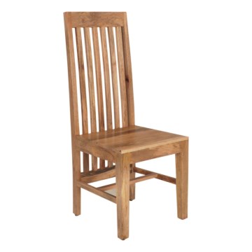 Silla de comedor HINA 110x45 cm madera maciza/árbol de mango