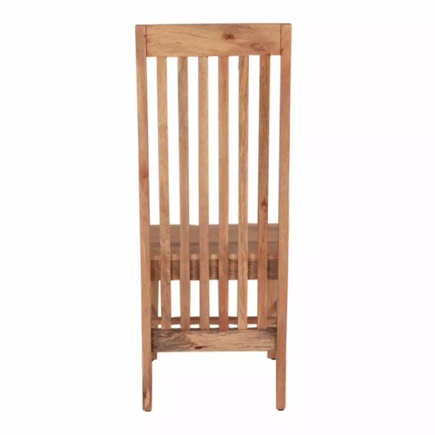 Silla de comedor HINA 110x45 cm madera maciza/árbol de mango