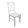 Silla de comedor NATE blanco