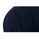 Silla de comedor RIFO 86x48 cm azul oscuro/roble claro