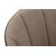 Silla de comedor RIFO 86x48 cm beige/roble claro