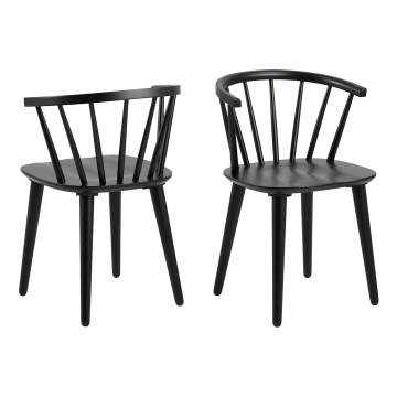 Silla de comedor RUBY 1 pz negro