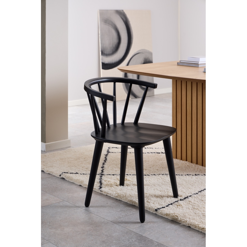 Silla de comedor RUBY 1 pz negro