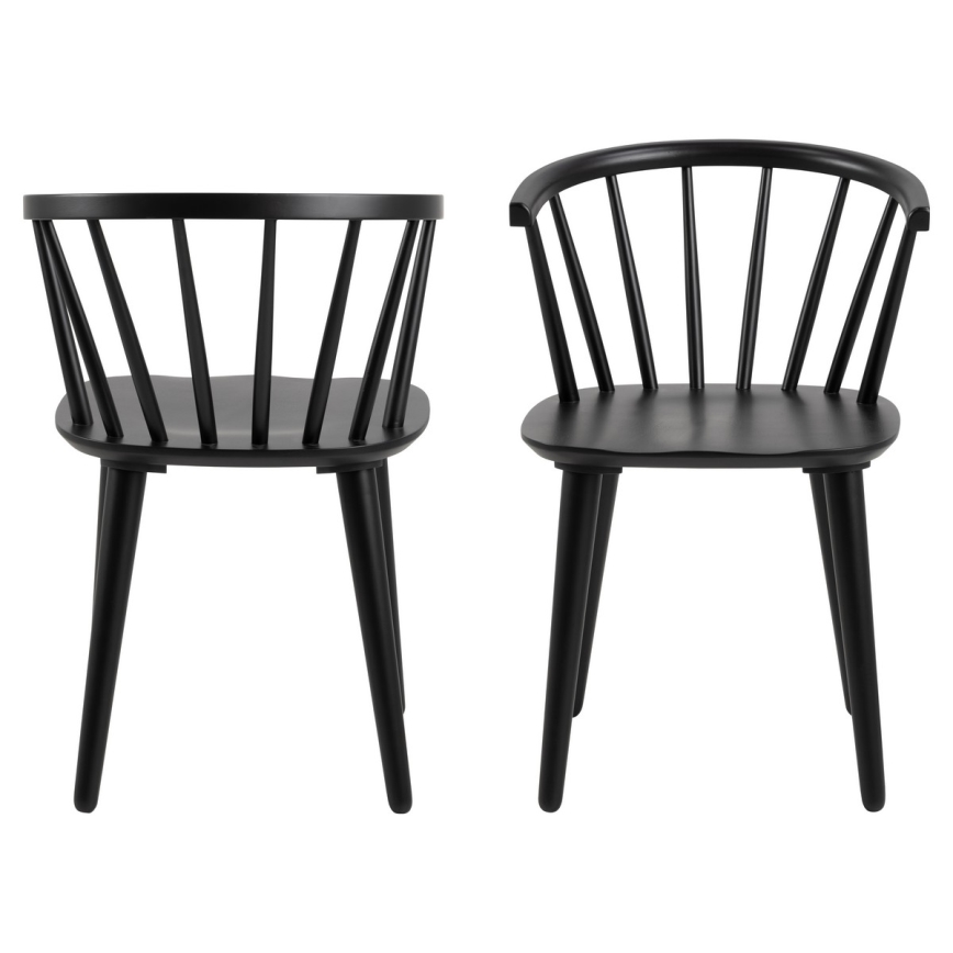 Silla de comedor RUBY 1 pz negro