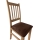 Silla de comedor SIMON haya/marón oscuro