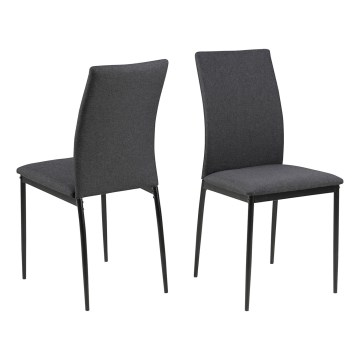Silla de comedor Sorin 1 pz gris