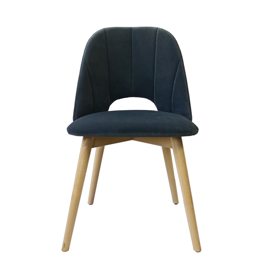 Silla de comedor THEO gris oscuro