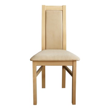 Silla de comedor ZOE haya/color crema