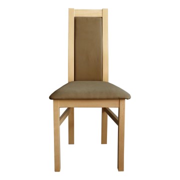 Silla de comedor ZOE haya/marrón