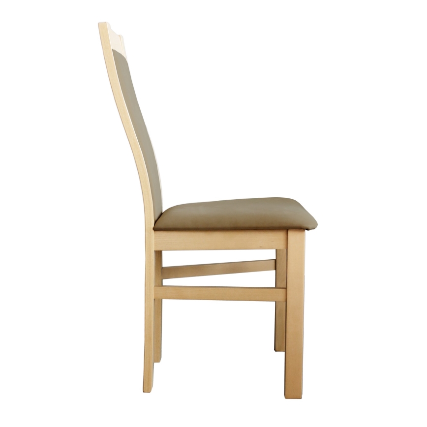 Silla de comedor ZOE haya/marrón