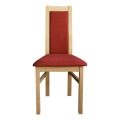 Silla de comedor ZOE haya/rojo
