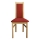 Silla de comedor ZOE haya/rojo