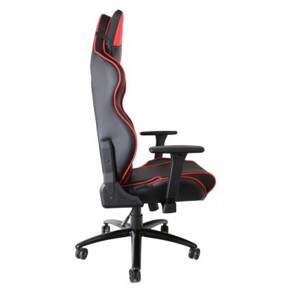 Silla de juego VARR Monza negro/rojo